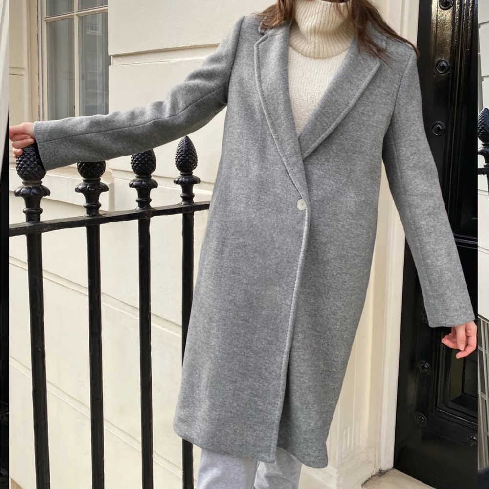 Aritzia Babaton Stedman Coat Grey